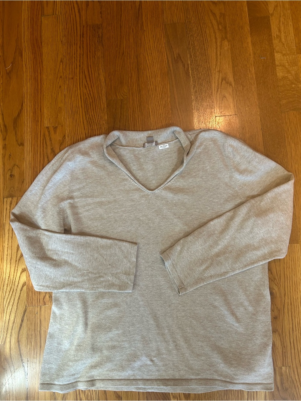 J Jill Long Sleeve Neutral Shirt Blouse XL